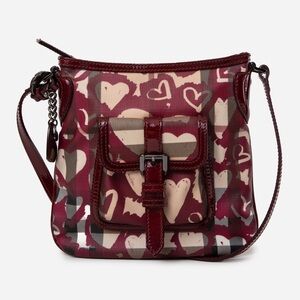 Burberry Hearts Nova Check Crossbody Bag